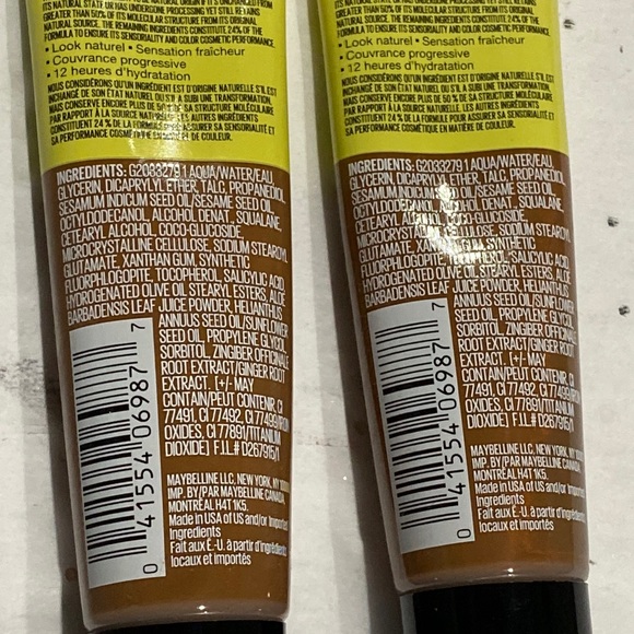 2 Maybelline Fit Me Tinted Moisturizer w/aloe Natural Coverage Face Makeup # 368 - Picture 3 of 4